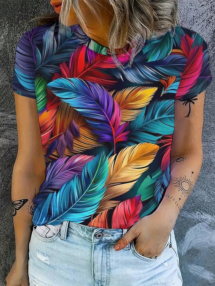 Women T-Shirts - Multicolor - View 1