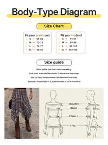 Women's High Waist Asymmetric Plaid A-Line Skirt, Casual Daily Wear, Retro Leisure Skirt Spring Summer - Multicolor - View 8