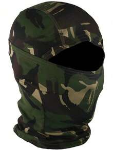 1pc/2pcs/3pcs Unisex Ski Balaclava Full Face Mask, Windproof Sun Protection Breathable Face Mask, UV Protection Ski Scarf, Suitable For Men/Women/Workers - Green Camouflage - View 9