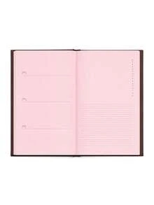 Sea Salt Raw Chocolate Series Planner Notebook Vintage Dark Brown Leather Hardcover Macaron Colorful Inner Pages Ins Style Portable Memo Notepad - Multiple Styles - View 14