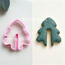 Christmas Tree Snowflake Cookie Cutter Gingerbread Man Gingerbread House Snowman Biscuit Mold Winter Holiday Cake Decorating Tools - White - View 4