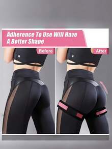4pcs Thigh Resistance Bands, Suitable For Glute, Squat, Thigh, Fitness Training - Multicolor - View 4