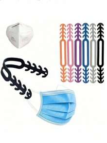 15/12/10/6/2Pieces Random Color Disposable Mask Anti Pinch Hook Ear Protection Adjustable Buckle - View 2