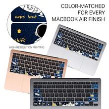 1pc Shortcut Key Sticker For Apple/Windows Laptop Series, Compatible With Word And Excel Software, Black/White/Transparent Optional - View 1