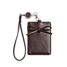 EIGIIS Star Pattern ID Card Holder With Retractable Reel, Vertical Work Commute Office Badge Holder, Unisex Lanyard Wallet - Multicolor - View 9