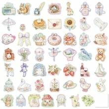 Fresh Aesthetic Waterproof Sticker Pack 100/200 Sheets Cute Creative Decals For Hand‑Craft Supplies Tablet Decoration - B-100PCS - View 8