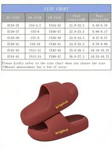 1 Pair Cute Cartoon Bear Pattern EVA Unisex Slippers - Lightweight & Comfortable, Odor-Resistant Soft Bouncy Sole, Open Toe Design For All Seasons, Solid Color Indoor Slippers - Multicolor - View 11