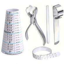 KLONKEE 1/2/3/5pcs Bracelet Measuring And Bending Tool Set, Includes Bracelet Bending Pliers, Measuring Tape And Bracelet Shaping Pliers, Reusable Bracelet Measuring Paper Tape, Suitable For Jewelry Making And Repair - Jewelry Making Tools - View 10