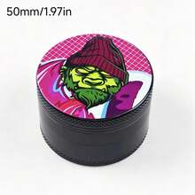 New Cartoon Style Grinder - Compact Travel Grinding Device, Suitable For Women And Men's Birthday/Valentine's Day Gifts, Travel Accessory, Fun Aesthetic Style, Durable Construction, Great Gift Choice - View 8