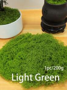 200g Large Artificial Moss Mat, Easy-To-Cut Plastic Moss For Landscape Decor, Enhanced Green Shade, Ideal For Large Areas / Artificial Foliage - Indoor & Outdoor Decoration, Perfect For Glass Vases, Planters, Landscaping And Aquarium Decor - 200g Moss - View 12