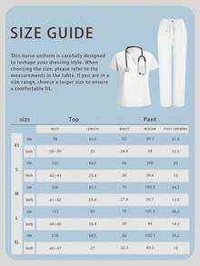 Women's Solid Color Short Sleeve Top And Pants Scrub Set, For Laboratory, Hospital, Pet Care Yellow Fall - Yellow - View 9