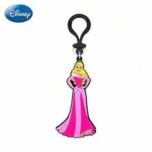 Monogram Disney Official Princess Series Silicone Keychain, Classic Cartoon Princess Character Bag Pendant Key Ring, Halloween Christmas Gift Teens Adult 1PC - Multicolor - View 15