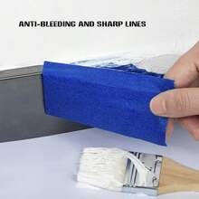 1 Roll/3 Rolls Professional Blue Masking Tape, 2cm Width, 50m Length, Designed For Multiple Surfaces, Easy To Tear And No Residue - A-Blue - View 4