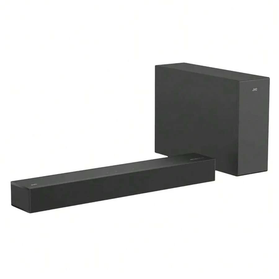 JVC Soundbar 2.1 Canales con Subwoofer Inalámbrico Dolby Atmos Bluetooth 5.3 ARC Optical Input TV Ready Modelo SB542R - Negro - Ver 1