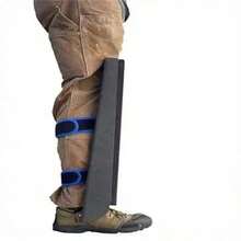 1pc Knee Pad With Strap, Made Of EVA Material, Foam Sponge, Home Decor, Yard Maintenance, House Renovation, Floor Installation, House Repair, Removal, Construction Work, Suitable For People Who Don't Want To Stand/Bend For Long, Relax Your Waist, Relieve Knee Pain. Home Essential, Holiday Gift For Husband, Father, Son - Grey - View 9