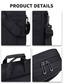 1pc Fashion Men's Large Capacity Casual Travel Crossbody Bag, City Commute Campus Student Laptop Backpack - Briefcase - View 4