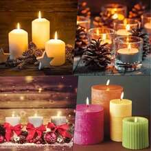 100pcs Pre-Waxed Candle Wicks With Metal Support, Smokeless & Lead-Free, Suitable For Soy Wax, Beeswax & Paraffin Candle DIY Making, Container Candles, Pillar Candles, Votive Candles, Home Decor, Wedding Party, Essential Oil Aromatherapy, Basic Style (Multiple Lengths, High Stability Burning) - Multicolor - View 3