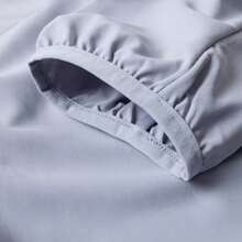Jaket berkerudung tenun adidas, pria, abu-abu - Light Grey - View 6