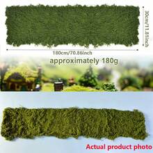 1pc 120cm Artificial Moss Table Runner, Artificial Moss Mat, Suitable For Party, Wedding, Birthday DIY Tabletop Decoration, Home Decor Moss - Multicolor - View 13