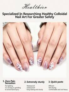 6 Pieces Rhinestone & Diamond Nail Glue – 3g Clear, Long-Lasting Nail Glue For Tips And Nail Art Supplies - 6Pcs - View 7