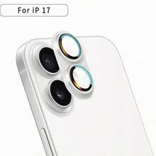 2026新款鏡頭保護膜，相容 iPhone DUO/18 Pro Max/18 Pro，金屬裝甲保護，9H耐刮，啞光銀 - 銀色 - 查看 4