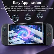 ONETIAOLONG Tempered Glass Screen Protector Compatible With Switch 2 With Alignment Frame Install Tool, 9H Shatterproof Anti-Scratch Anti-Fingerprint Screen Film, HD Clear / Anti Blue Light / Matte Anti-Glare Optional, Bubble Free Gaming Accessory - View 2