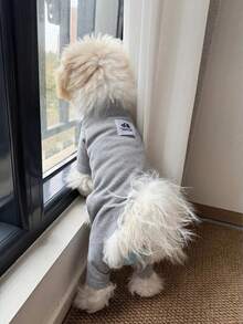 Soft Ribbed Pet Dog Inner Shirt Undershirt, Suitable For Small And Medium Pets, Dog Accessories, Dog Clothing, Dog Halloween Costume, Cat Autumn Daily Wear Clothing - Multicolor - View 2