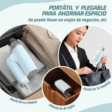 Vanance® Plancha De Portátil Vaporizador 1300w Vertical Y Horizontal Con Plegable Planchar Para Ropa 110v Colgar Planchar Electro Domesticos Plancha De Viaje Y Hogar Color Azul - Azul - Ver 10