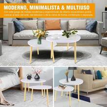 Nesting Tables - Beige - View 4