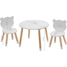 Kids Tables & Chairs - White - View 3