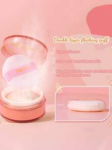 PINKFLASH Setting Powder, Bedak Pengatur Riasan Tahan Lama dan Tahan Air, Pengontrol Minyak yang Menyegarkan, Tahan Air dan Keringat, Tekstur Bedak Halus, Cocok untuk Anak Muda Gen Z Pecinta Y2K untuk Pesta dan Kencan, Hadiah Ideal untuk Ulang Tahun dan Hari Ibu. - 222 - View 5