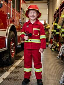 Tween Boys Costumes - Red - View 1