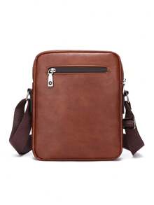 Men's Business Commuter PU Crossbody Bag, Great Gift For Holidays - Crossbody Bag - View 6