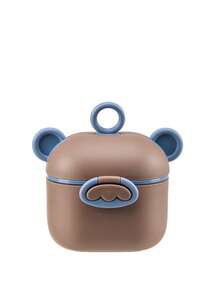 1pc Cartoon Milk Powder Box/Baby Travel Essential/Cereal Storage Box/Kitchen Storage Box/Fruit Storage Box/Baby Food Box/Material:PP/Features:Independent Spoon Compartment,Handle,Portable Design,Sturdy Buckle(Available In 800ml And 400ml Capacity,Please Check Comparison Image Before Purchase!) - Multicolor - View 13