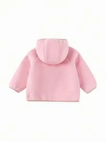 Balabala Baby Anti‑Static Fleece Jacket Soft Cute Outerwear Loose Coat For Infant Boys Girls Winter Wear - Rubber Powder - View 5