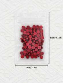 100pcs/Pack Vintage Metallic Color Wax Beads, Suitable For Wax Seal Stamps, Perfect For Wedding Invitations And Envelope Sealing, Back To School Season - Multiple Styles - View 3