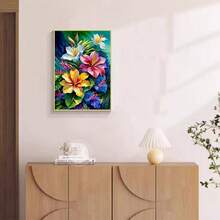 1pc DIY Diamond Painting Sticker Embroidery Flower Floral Home Decor Full Drill 30*40cm/40x50cm - Sets - View 7