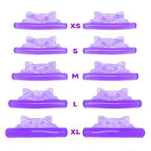 5 Pairs C-Curl Silicone Eyelash Curling Pads, Adhesive Eyelash Curler Rods, Eyelash Lift Shield, 3D Eyelash Curler Accessories, Makeup Tools - Multicolor - View 4