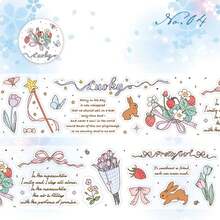 1pc Fairy Tale Sweet Box Series PET Glitter Die-Cut Fairy Tale Character Decorative Washi Tape For Scrapbooking - Multicolor - View 9