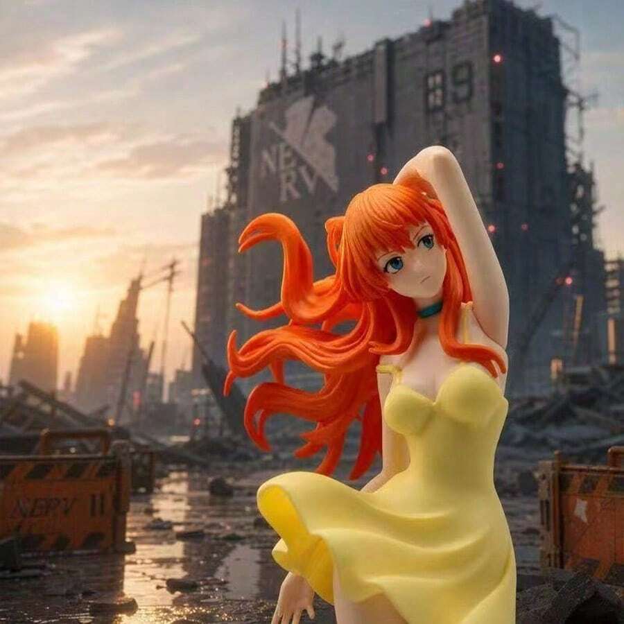 1pc/Beautiful Girl Century Asuka Figure Ornament Anime Toy GK Statue ...