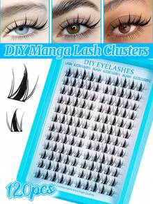 144 Individual False Eyelashes, D Curl, DIY Lightweight And Voluminous False Lashes, Perfect For Beginners For Everyday Home Makeup, Weddings, Parties, Travel, Music Festivals, Halloween, Christmas, And Gift Packaging - D - View 8