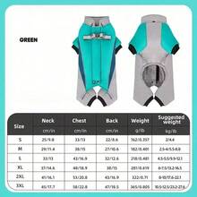 Dog Outdoor Warm Four-Leg Jacket Windproof Snow Coat With Reflective Strip Adjustable Design And Leash Ring, Suitable For Small To Medium Dogs For Walking And Outings Pet Clothing - Cadet Blue - View 12