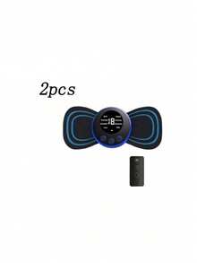 AXH Solid Color Electronic Massager, Multi-Function Neck, Waist And Back Massage Patch, Pulse Muscle Relaxation Smart Massage Sticker - Black - View 11