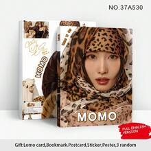 New TW Girl Group Merchandise MOMO Gift Art Book Momo Hirai Support Art KP OP Merchandise Collection Book Photocard - Multicolor - View 6