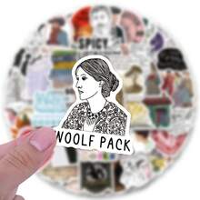 59Pcs Literature Stickers Pack | Western Stickers,High Quality Stickers For Scrapbook,Graffiti Sticker,Journaling,Laptop,Bumper,Skateboard,Water Bottles,Computer,Cartoon,Hard Hat,Car Stickers,Stickers Can Bring A Lot Of Fun To Your Life - Literature - View 4