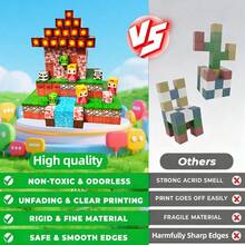 100PCS Cherry Blossom Magnetic Building Blocks, Cube Building Construction Toy, DIY Creative Stacking Set, STEM Learning Toy For Boys And Girls 3+, Holiday Gift - Multicolor - View 5