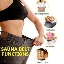 1pc Zipper Waist Trimmer, Suitable For Fitness Yoga, Designed For Sweat Absorption And Fat Burning - Multicolor - View 3