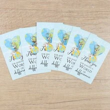 6pcs/12pcs Mini Earth World Keychains, With "Thank You For Creating Difference" Message, Perfect As Backpack Charms, Team Motivation Gifts, Suitable For Friends, Colleagues, Teachers, Partners, Family - Multicolor - View 3