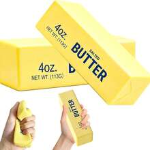 Balle anti-stress à montée lente et douce - Balle anti-stress jaune douce pour adultes convenant pour l'anxiété, le TDAH et la concentration au bureau Cadeau de Noël - Multicolore - Voir 7