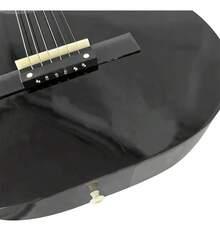 Guitarra Acustica Clasica Kit Paquete Con Accesorios Negro Negro - Negro - Ver 7
